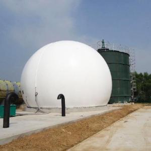 70~1000m3 Double membrane biogas cabinet