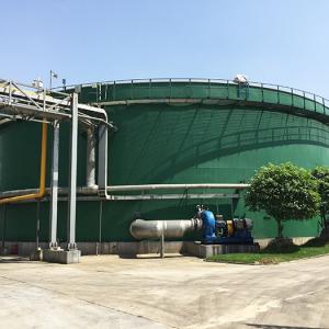 Cow manure anaerobic reaction biogas fermenter digester tank