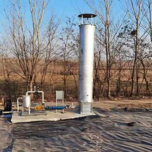 Landfill gas flare and extraction system